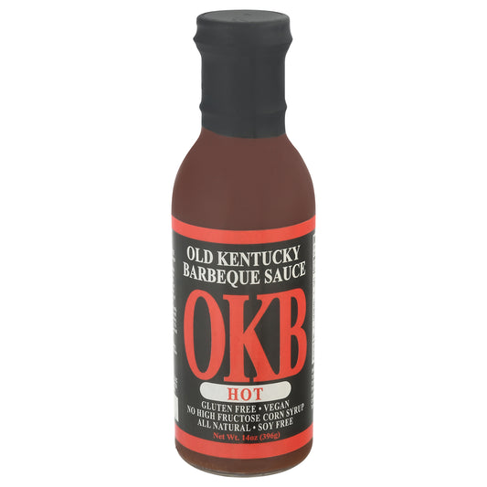 The Okb Sauce Barbeque Okb Hot 14 Oz (Pack Of 6)