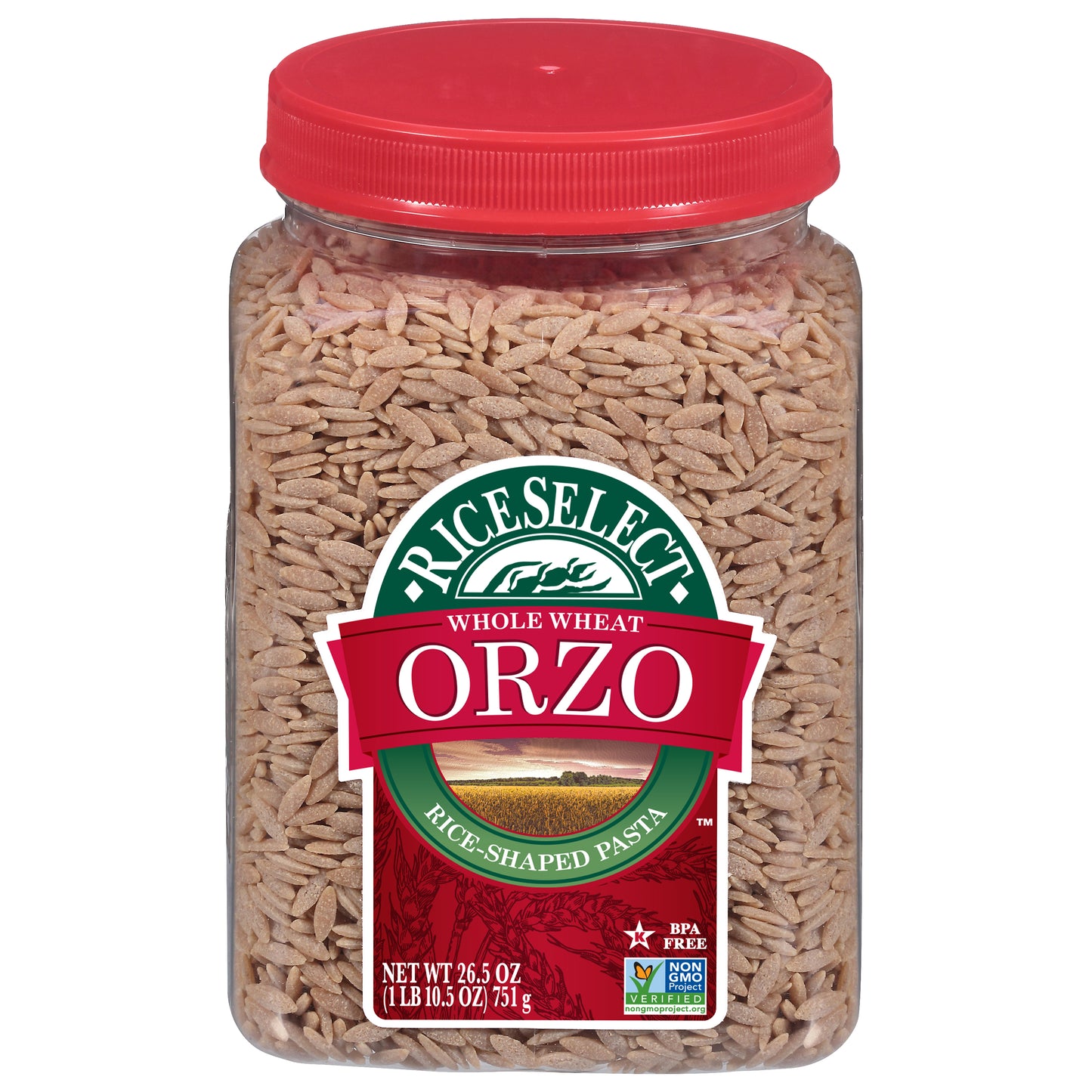 Riceselect Orzo Whole White 26.5 oz (Pack Of 4)