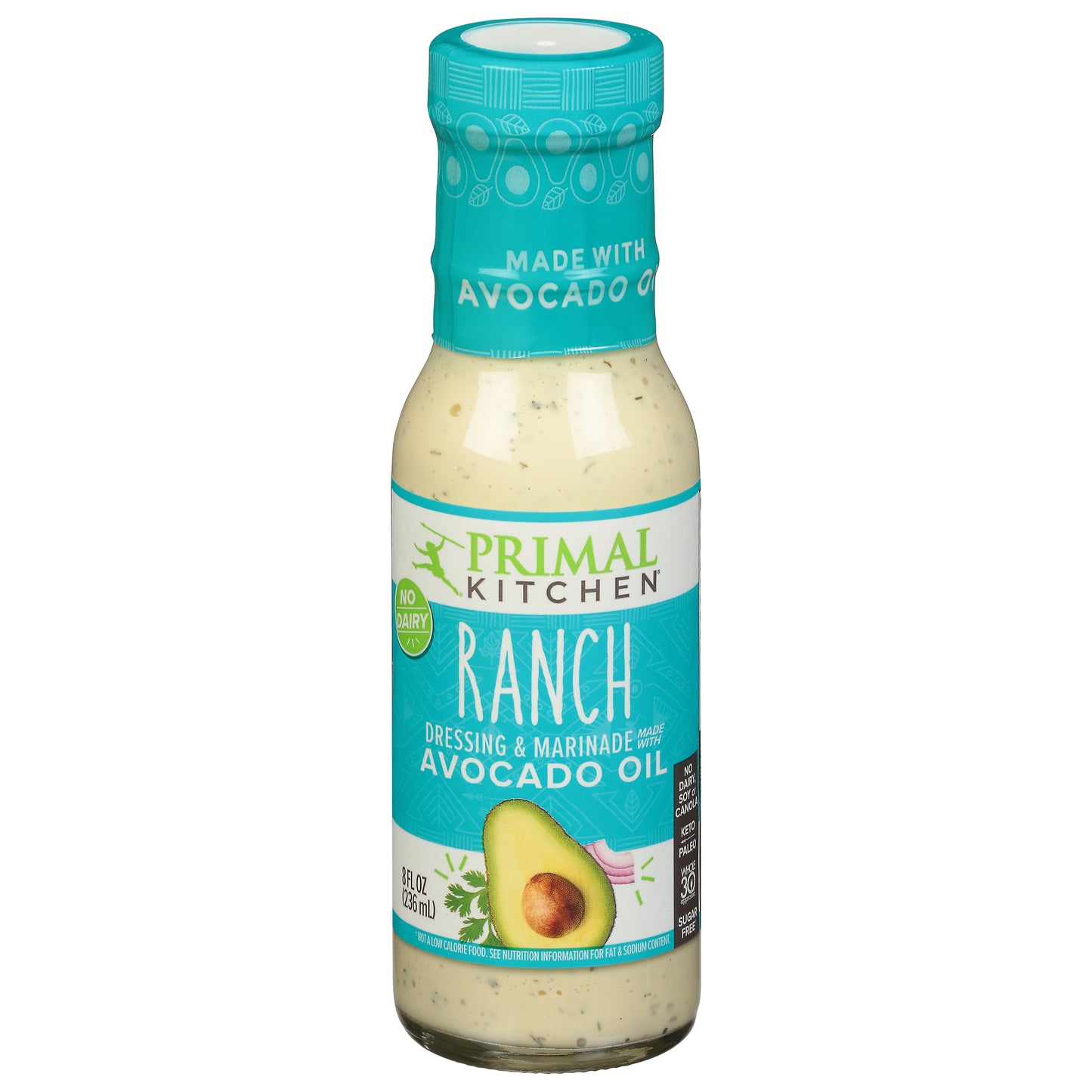 Primal Kitchen Dressing Ranch Avocado Oil 8 oz (Pack Of 6)