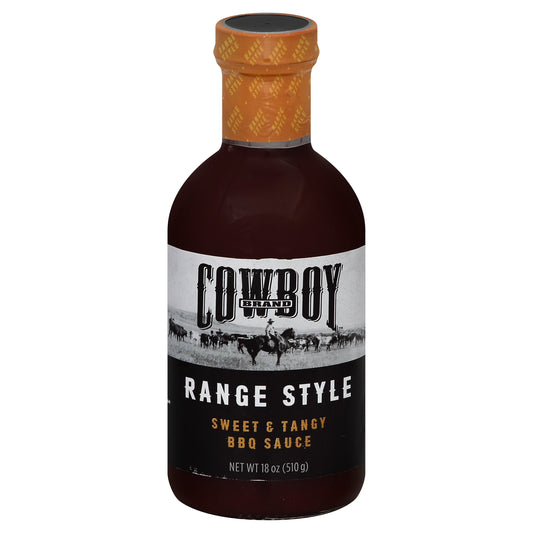 Cowboy Charcoal Sauce Barbeque Sweet & Tangy 18 oz (Pack Of 6)