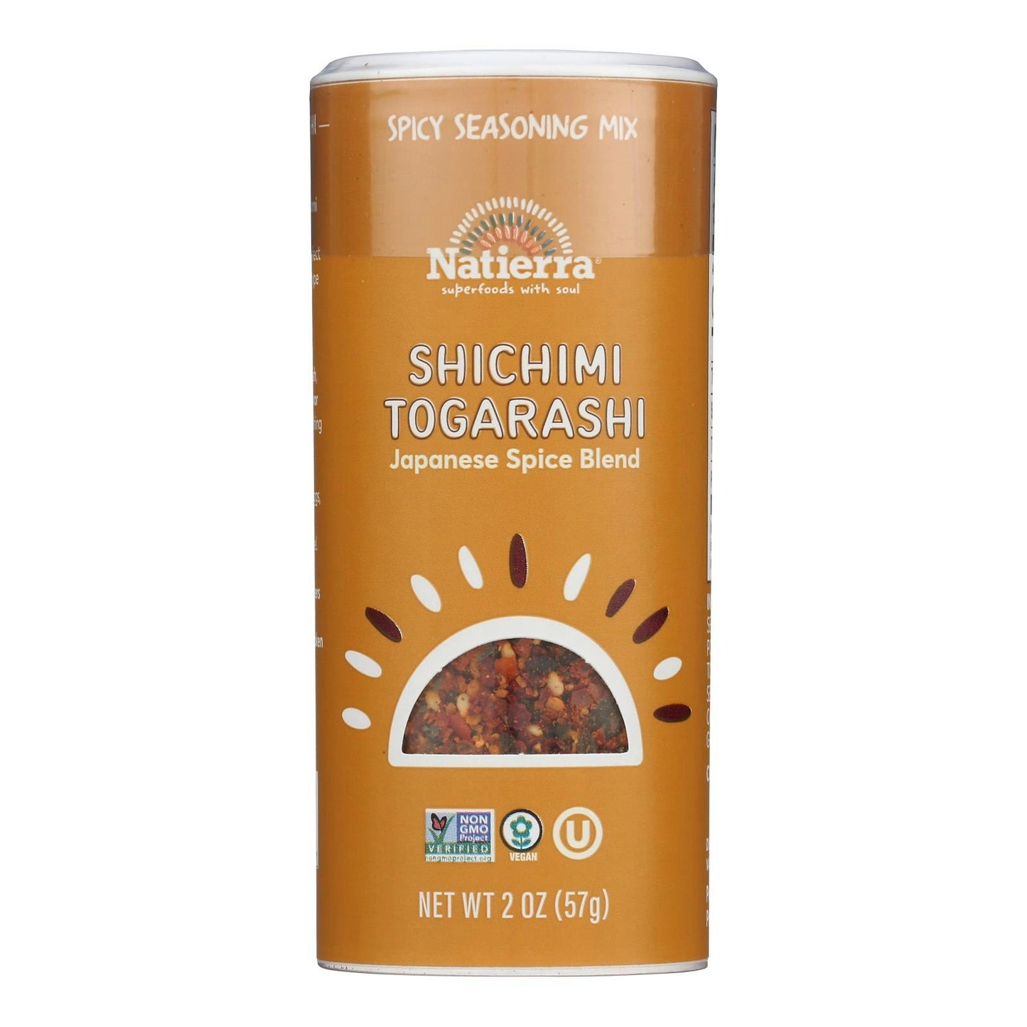 Natierra Shichimi Togarashi Seasoning 2 Oz Pack of 6