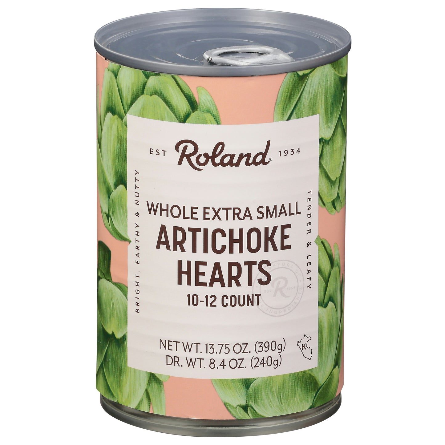 Roland Artichoke Hearts 10-12 Count 13.75 Oz (Pack of 6)