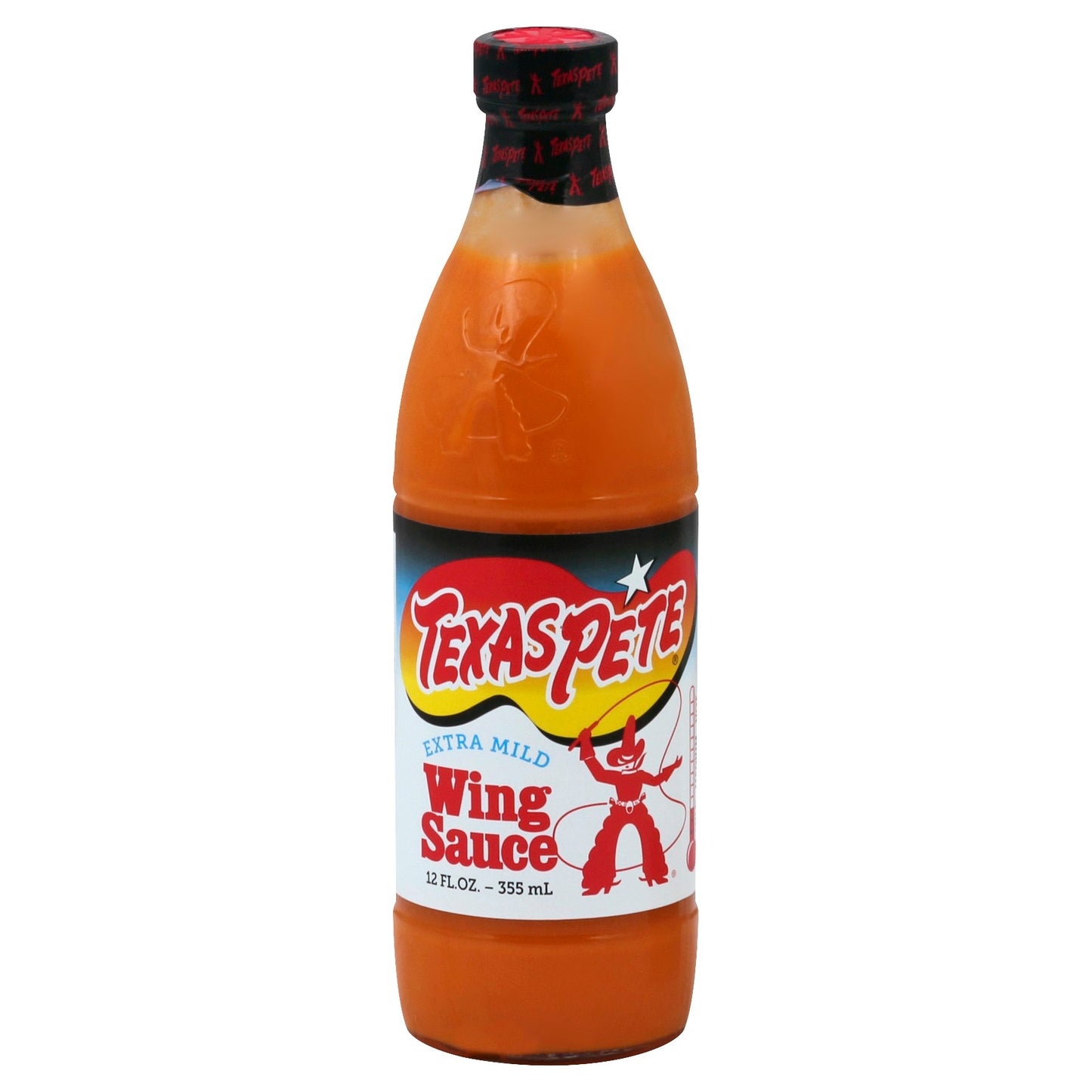Texas Pete Sauce Wing Extra Mild Buff 12 FO (Pack of 6)