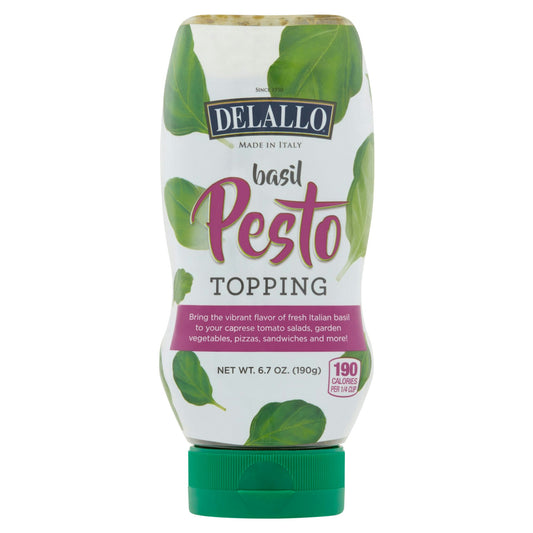 Delallo Sauce Pesto Basil 6.7 oz (Pack of 10)