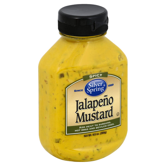 Silver Springs Mustard Jalapeno 9.5 oz (Pack Of 9)