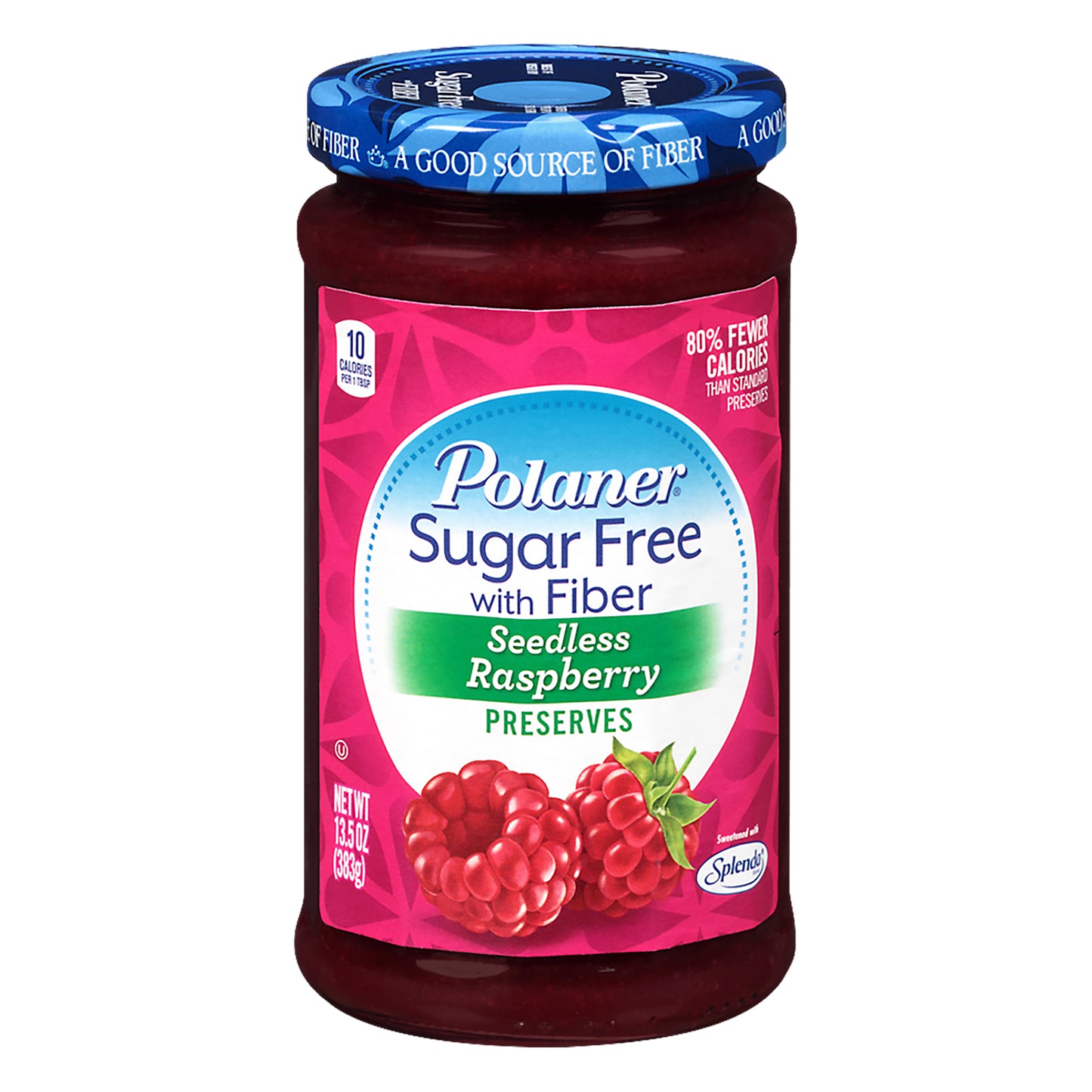 Polaner Preserve Sugar free Raspberry 13.5 Oz (Pack Of 12)