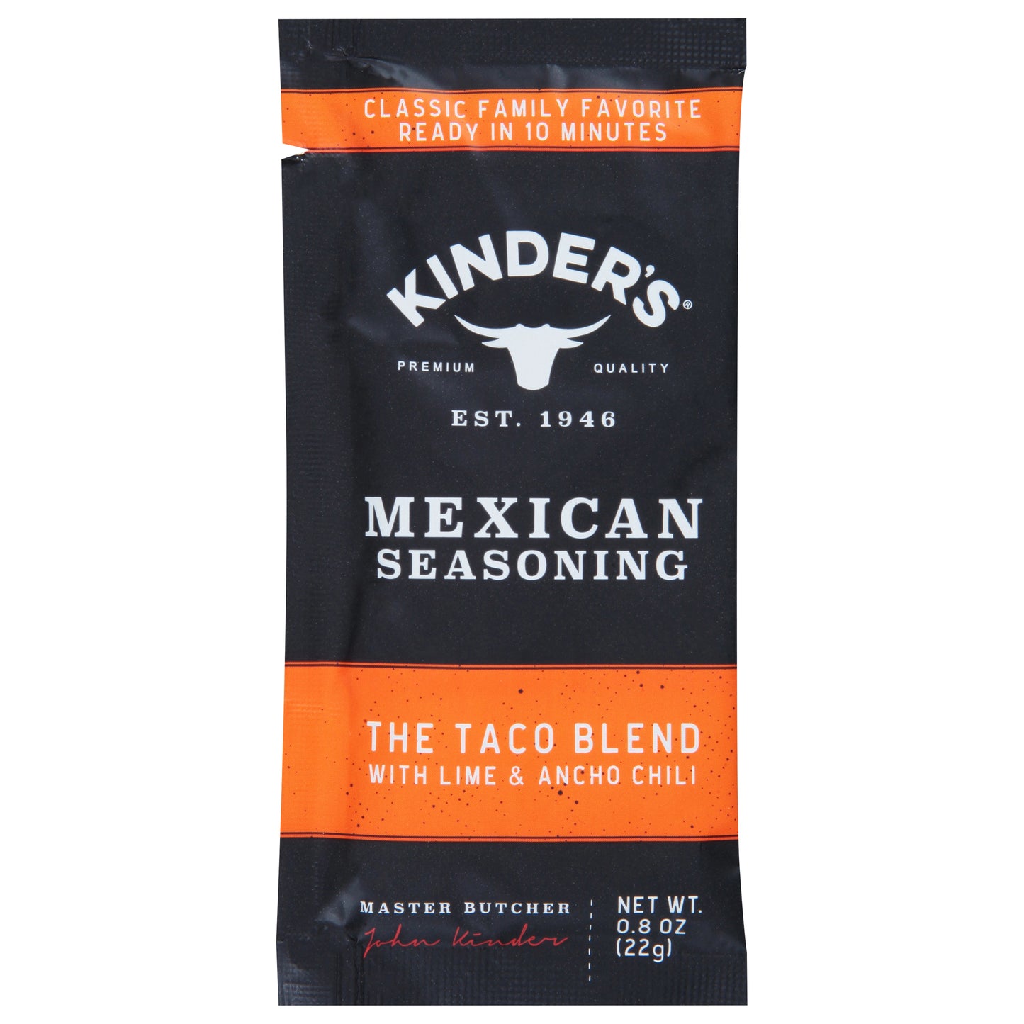 Kinders Seasoning Taco Blend 0.8 oz (Pack Of 15)