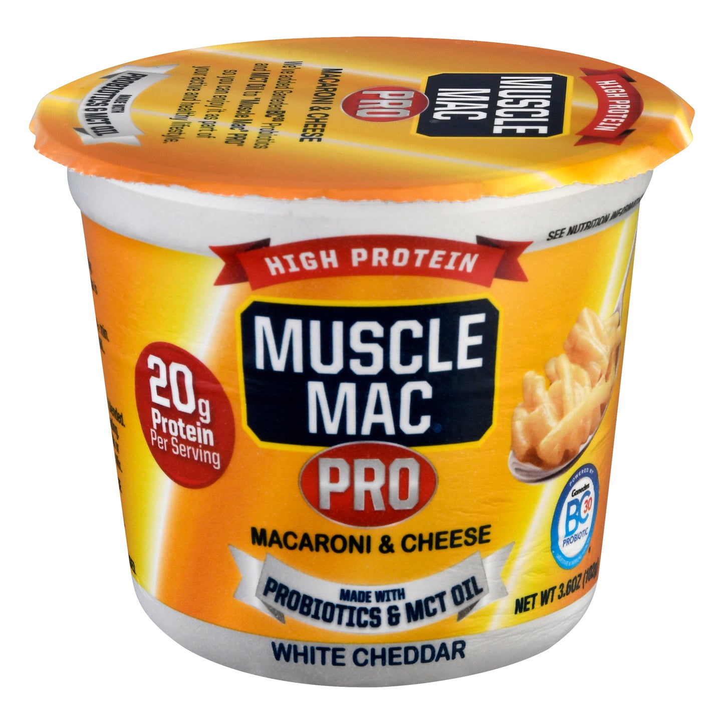 Muscle Mac Mac & Cheese Pro Mct Oil Cup 3.6 Oz (Pack Of 12)