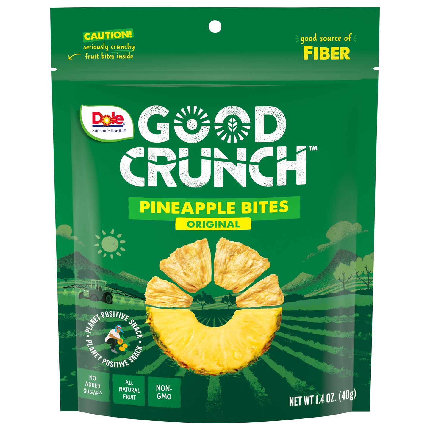 Dole Bites Pineapple Original 1.4 Oz (Pack Of 6)