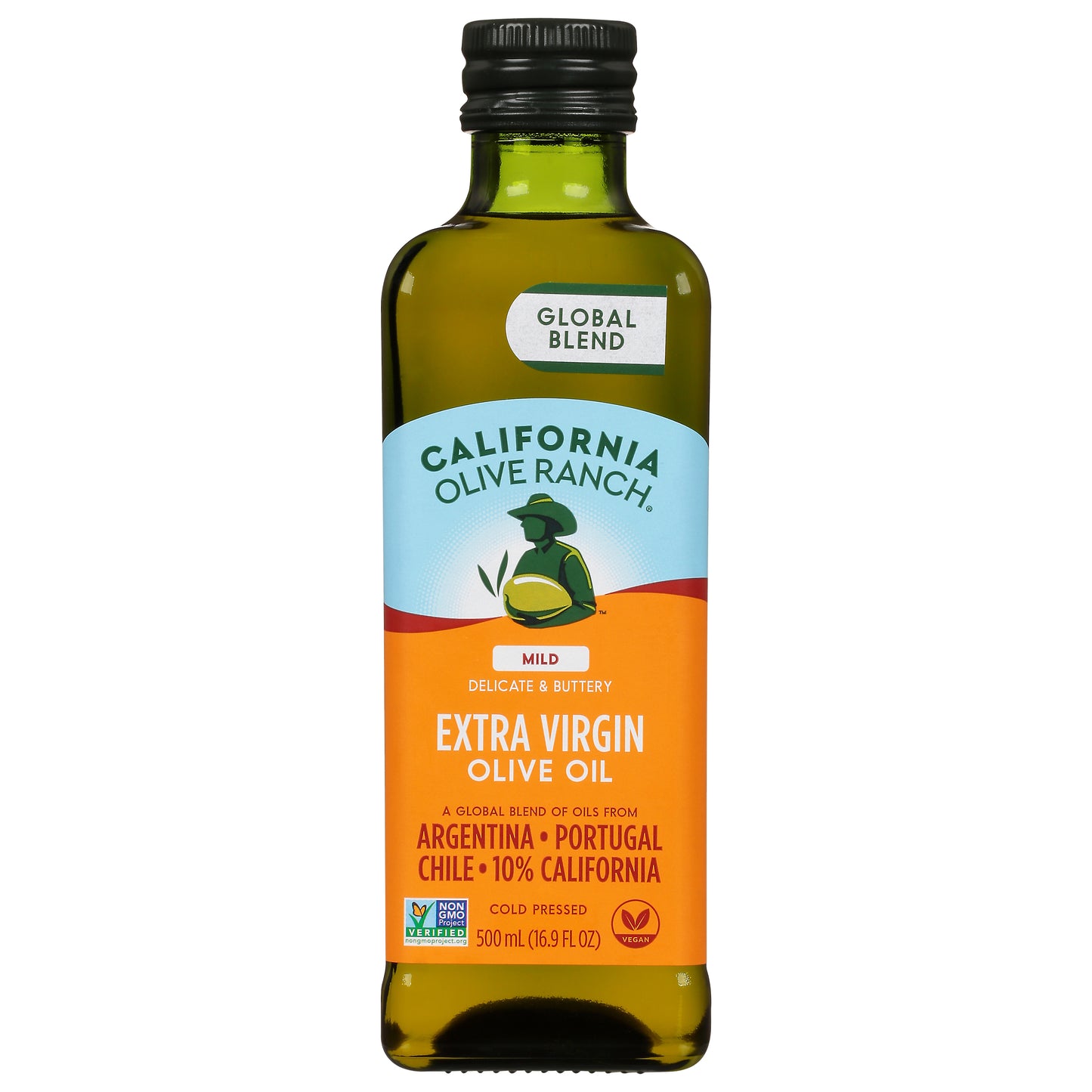 California Olive Ranch Global Mild Extra Virgin Olive Oil 16.9 FO (Pack Of 6)