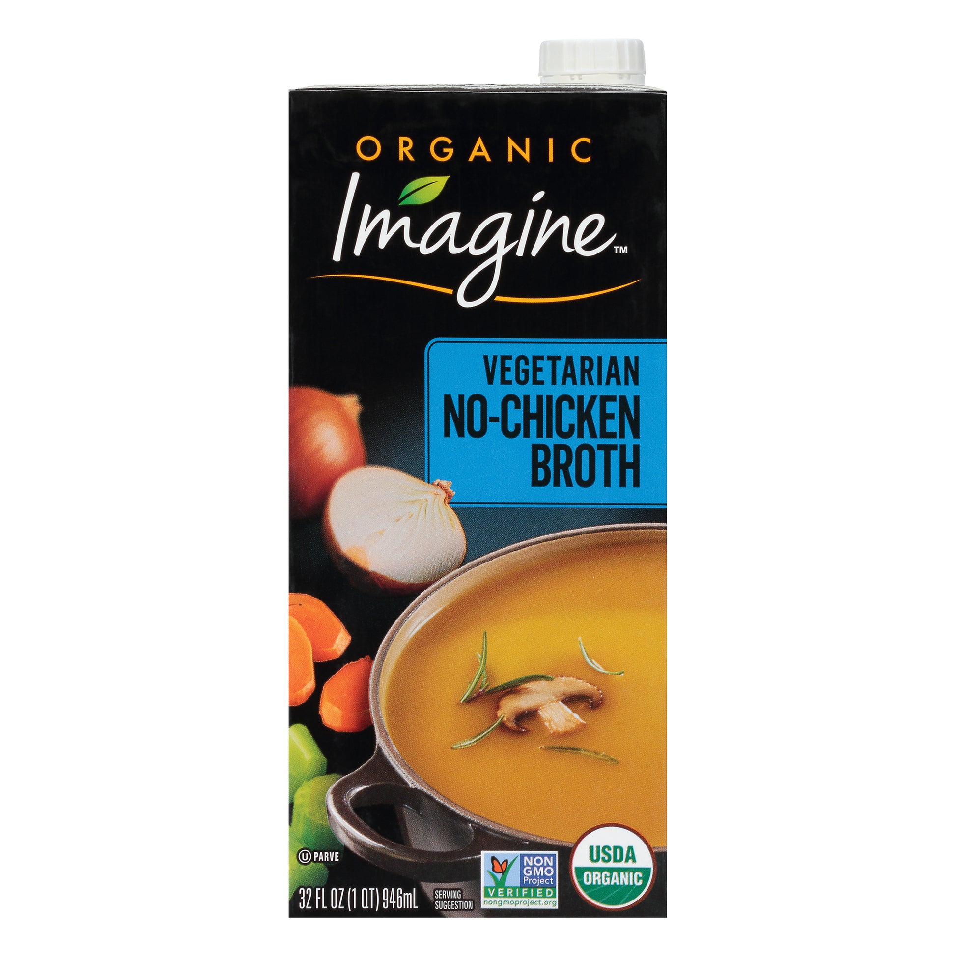 Imagine Broth No Chicken Organic 32 oz (Pack Of 6)