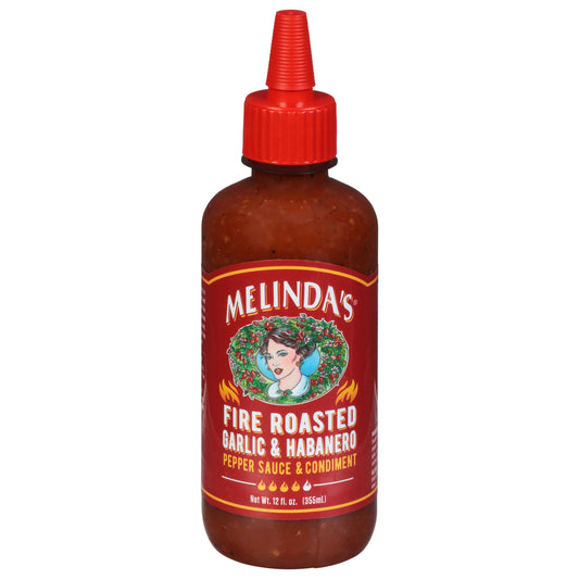 Melindas Garlic Sauce Fire Roasted Hab 12 oz (Pack Of 6)