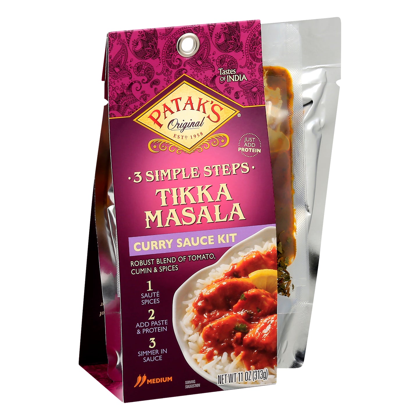 Pataks Tikka 3 Step 11 Oz (Pack Of 6)