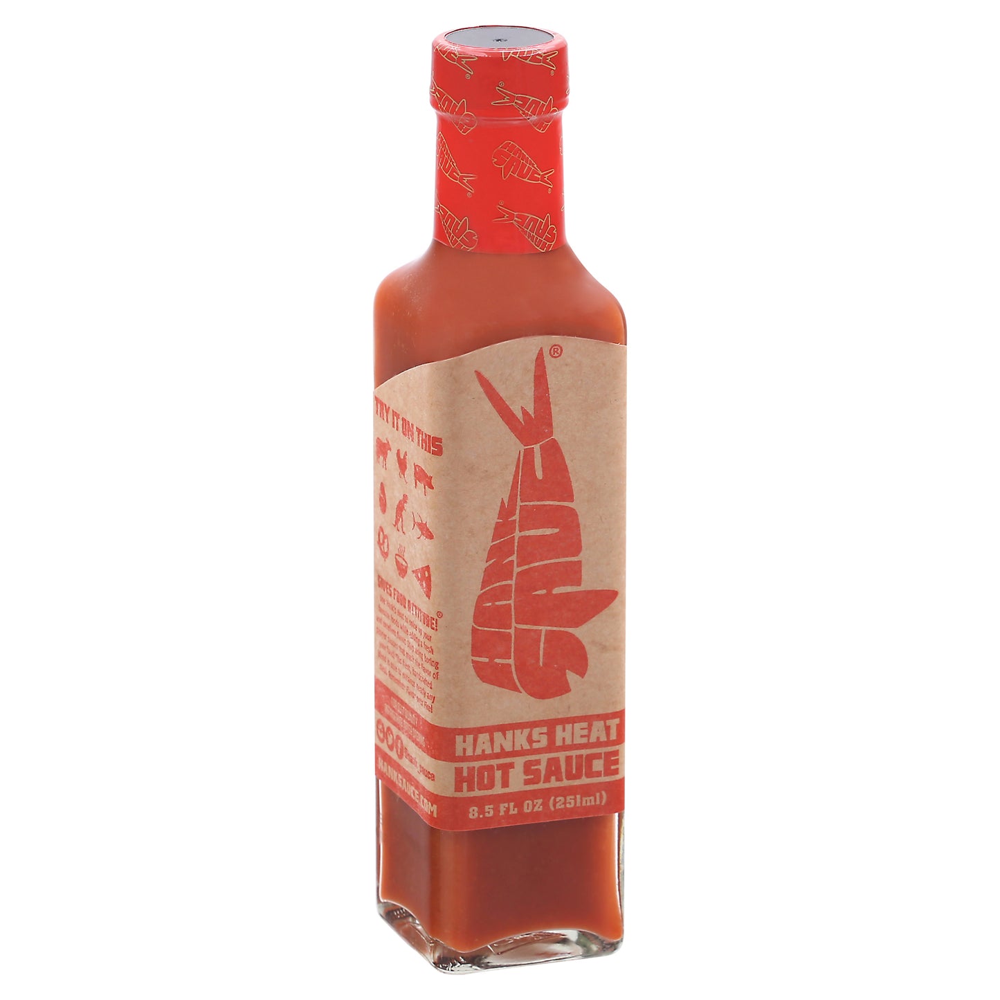 Hank Sauce Sauce Heat Hot 8.5 oz (Pack Of 6)