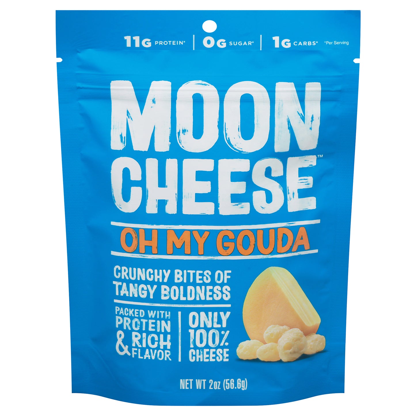 Moon Cheese Cheese Snack Oh My Gouda 2 oz (Pack Of 12)