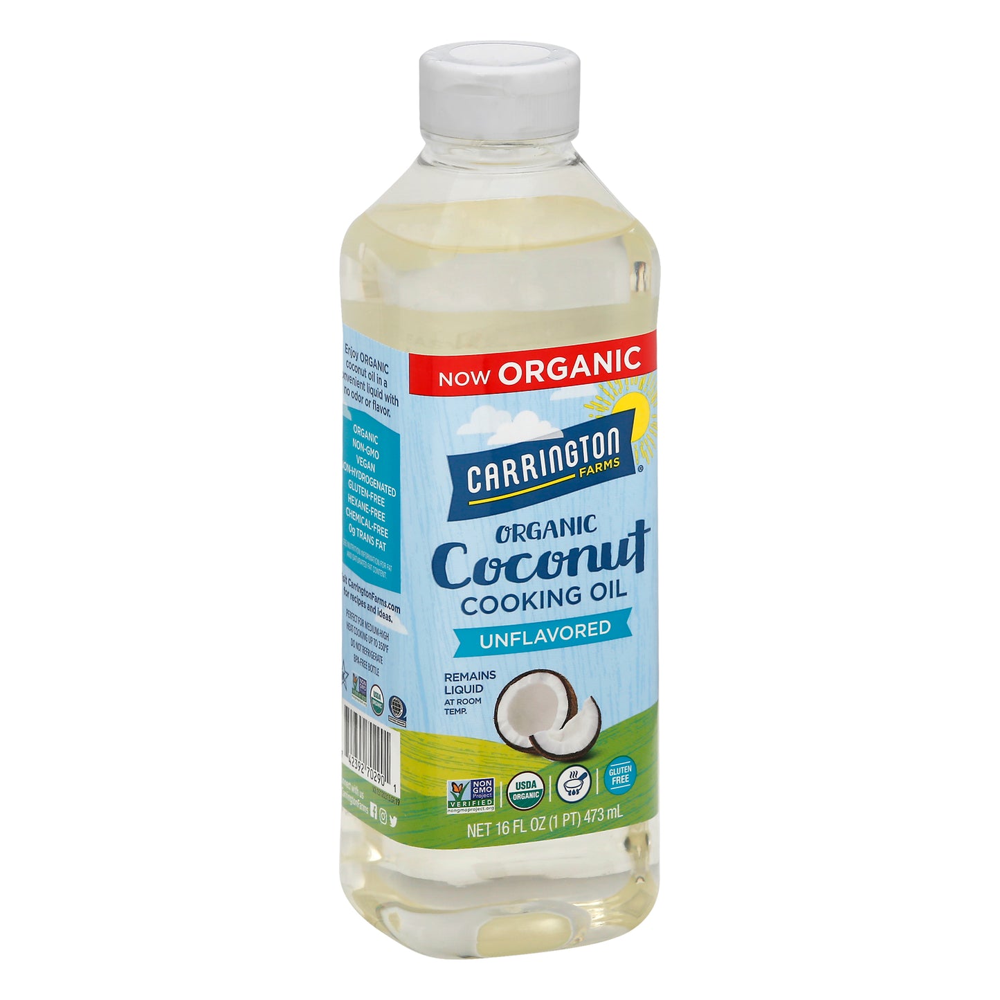 Carrington Farms Oil Coconut Cooking Original 16 FO (Pack Of 6)
