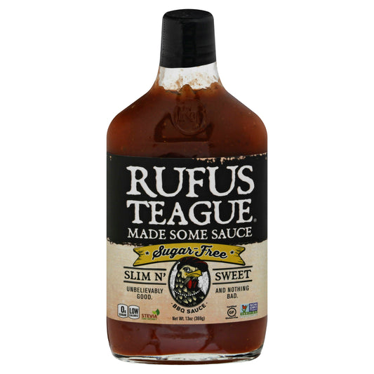 Rufus Teague Sauce Barbeque Slim and Sweet 12.25 oz (Pack of 6)