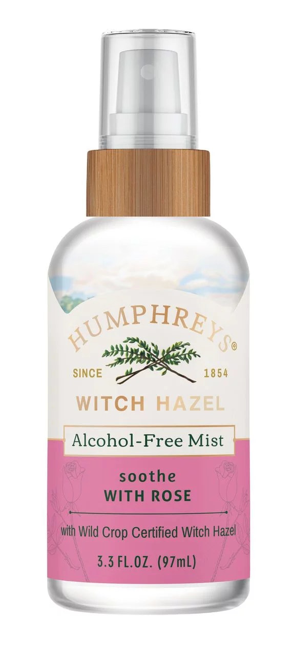 Humphreys Mist Witch Hazel Rose 3 Oz (Pack of 12)