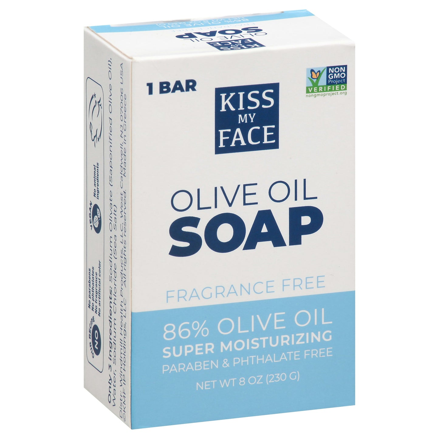 Kiss My Face Soap Bar Olive Oil 8 Oz Pack of 3