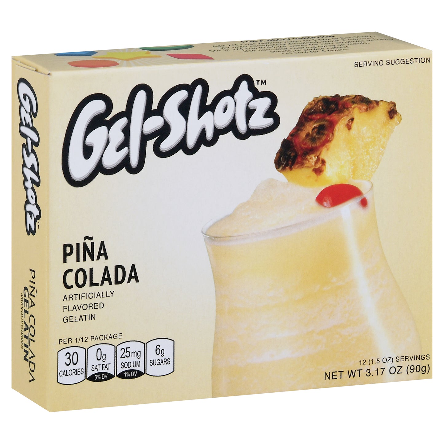 Gel Shotz Pina Colada Gel Shotz 3.17 Oz (Pack Of 12)