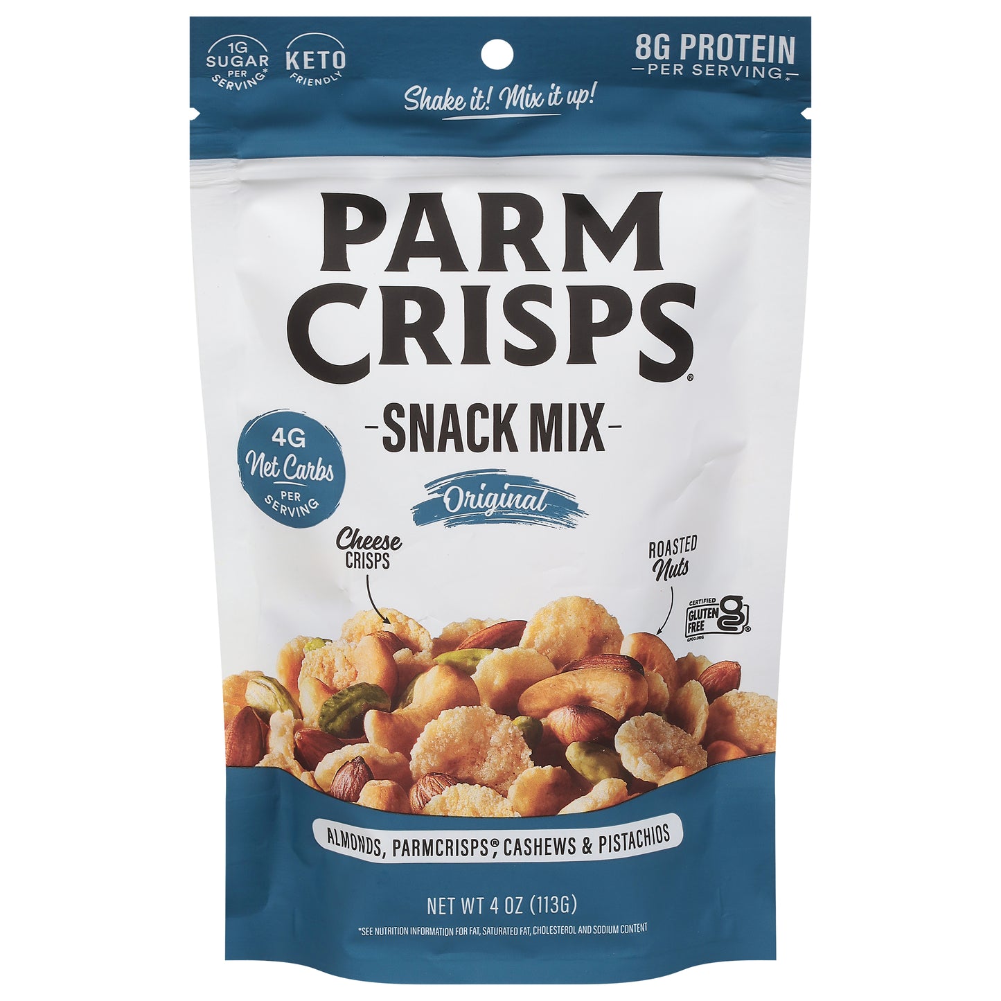 Parm Crisps Snack Mix Original 4 Oz (Pack Of 12)
