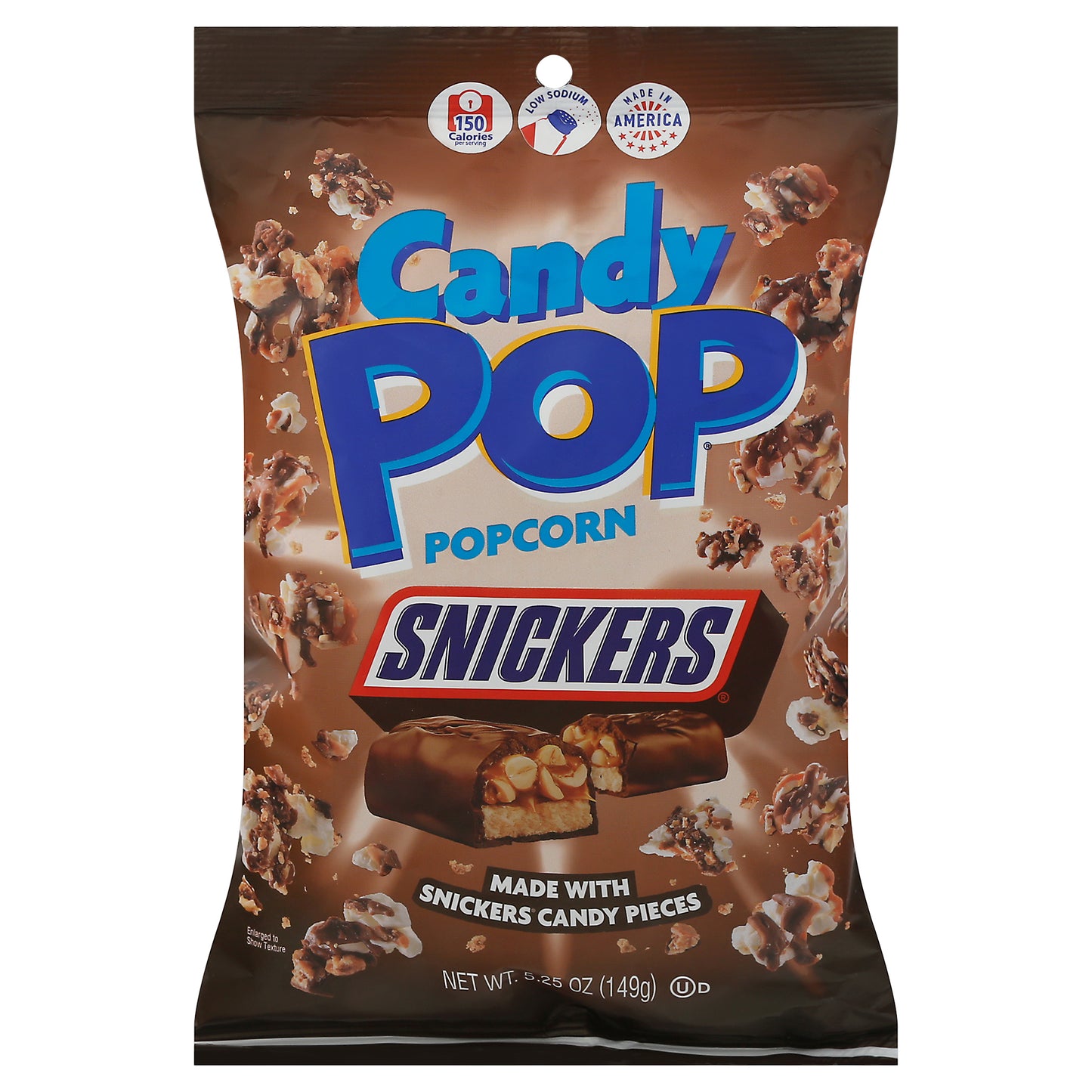 Cookie Pop Popcorn Snickers 5.25 oz (Pack Of 12)