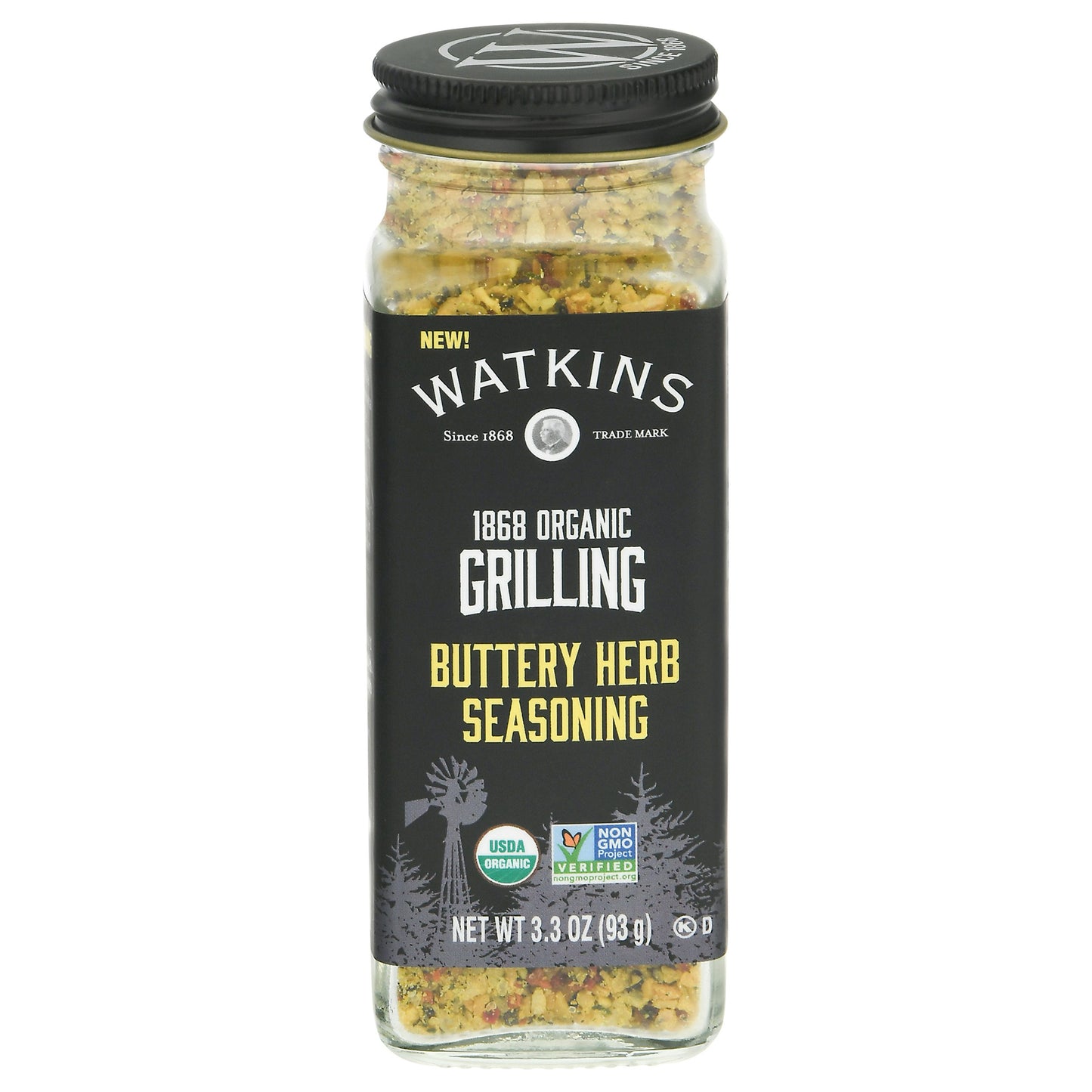 Watkins Seasoning Buttery Herb 3.3 Oz (Pack of 3)