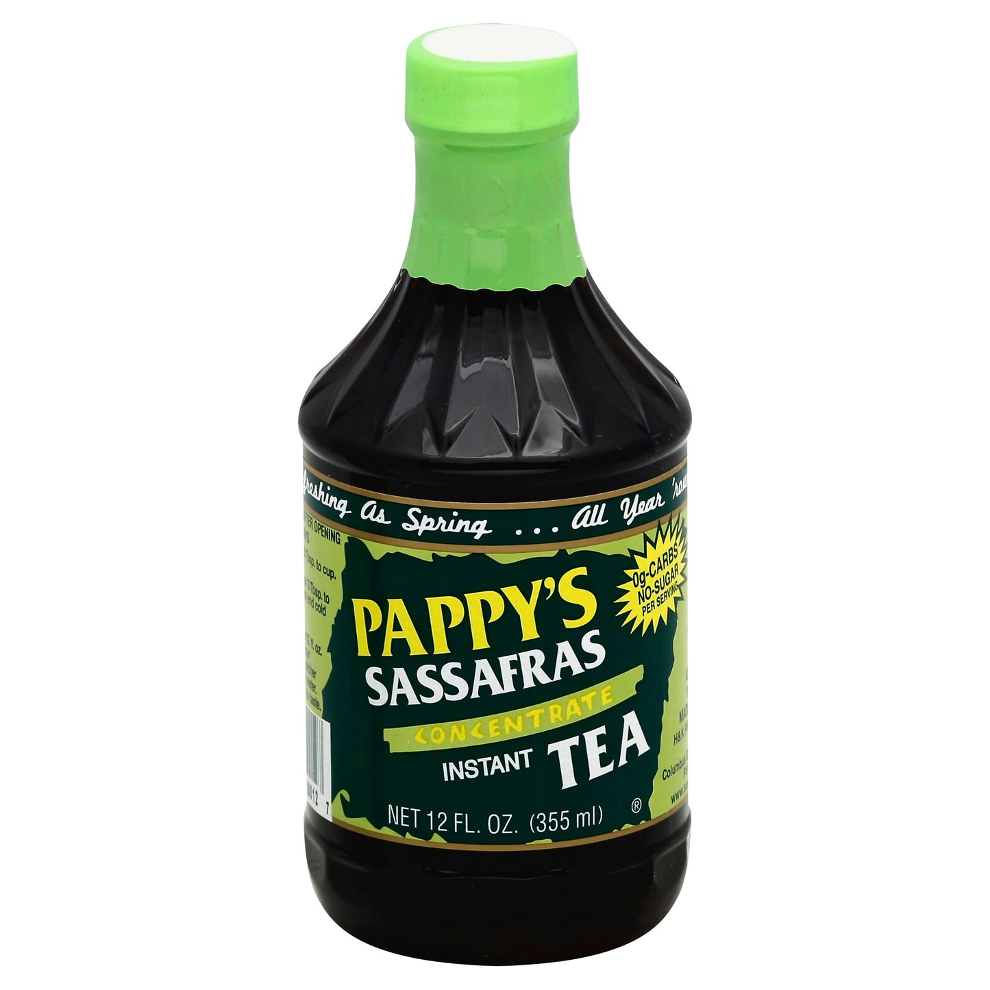 Pappys Tea Sassafras Instant 12 FO (Pack of 6)