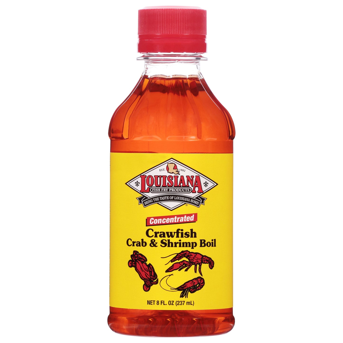 Louisiana Fish Fry Boil Liquid Crawfish Crab Shrimp 8 oz (Pack Of 12)