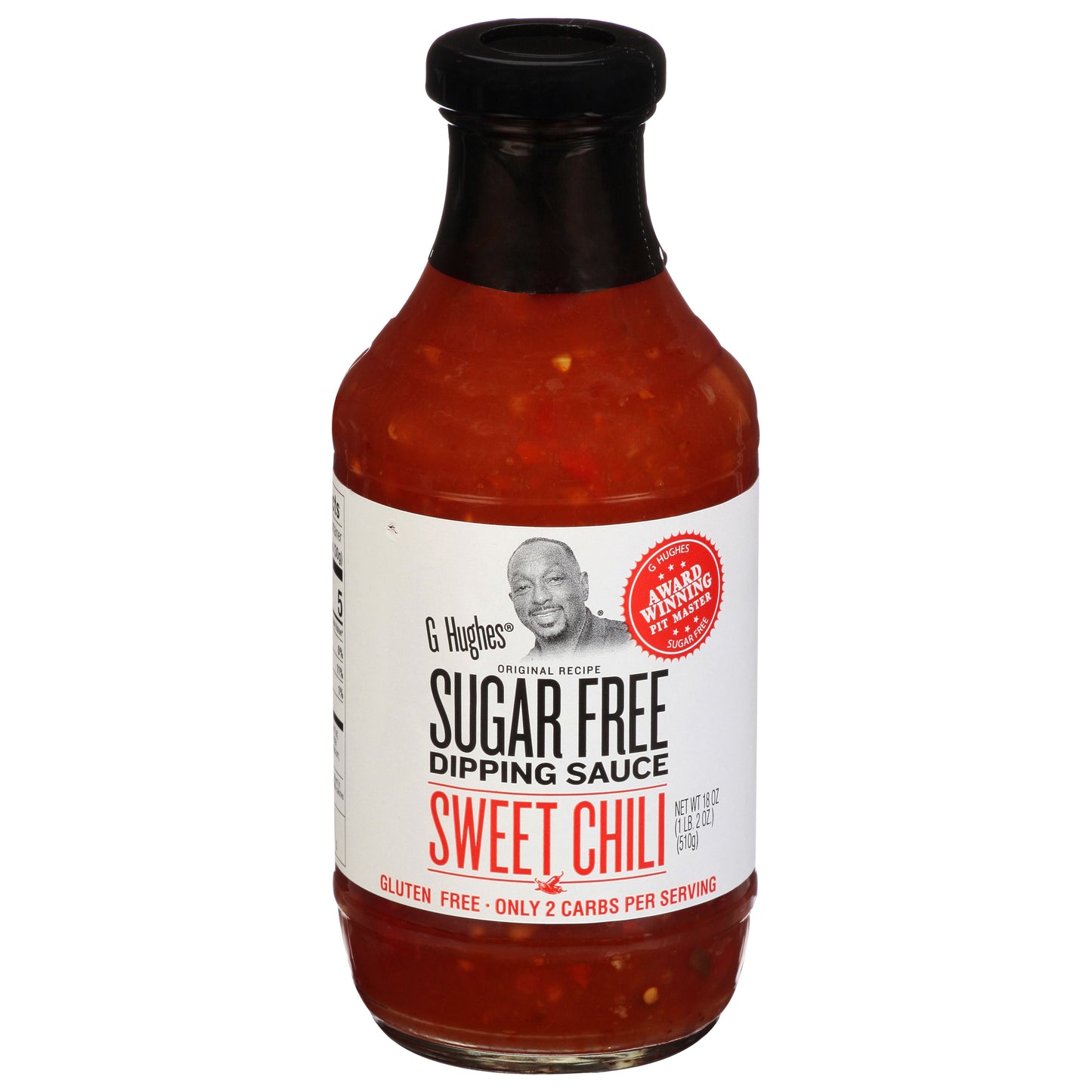 G Hughes Sauce Sweet Chili Sugar free 18 oz (Pack Of 6)
