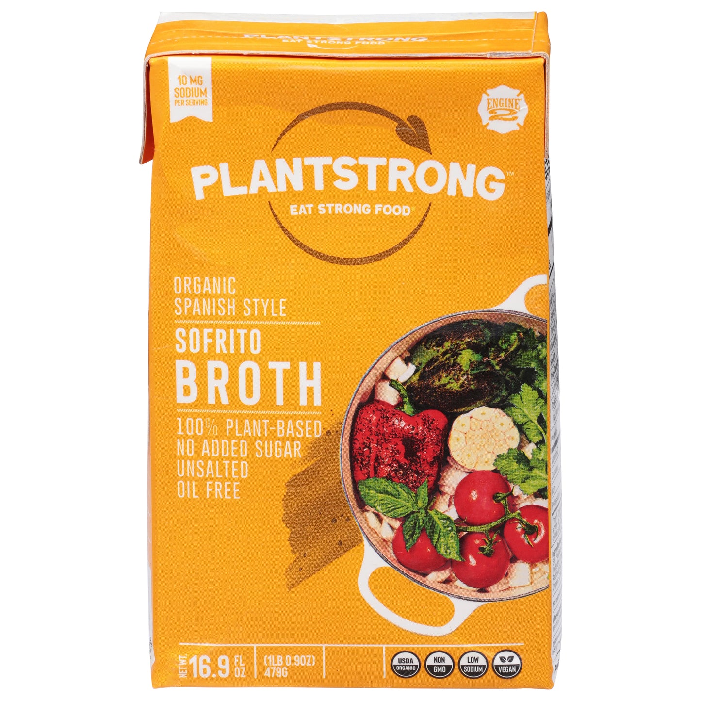 Plantstrong Broth Spanish Sofrito 16.9 FO (Pack Of 6)