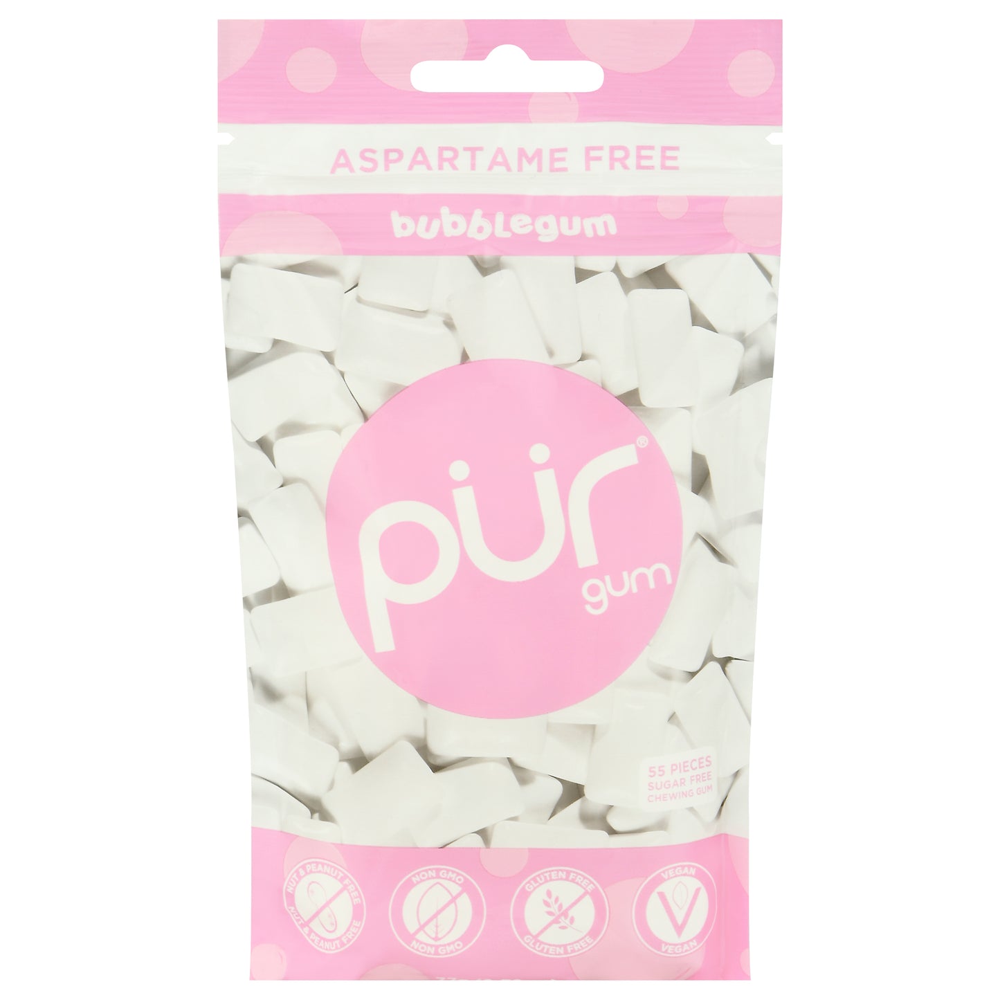 Pur Gum Bubblegum 2.72 oz (Pack Of 12)
