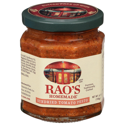 Raos Sauce Sundried Tomato Pesto 6.7 oz (Pack Of 6)