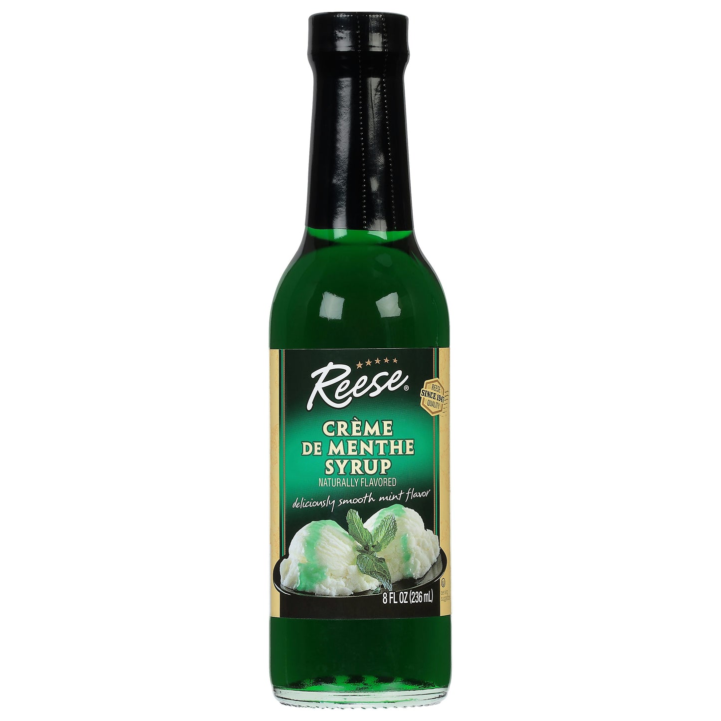 Reese Syrup Creme De Menthe 8 Oz (Pack of 6)