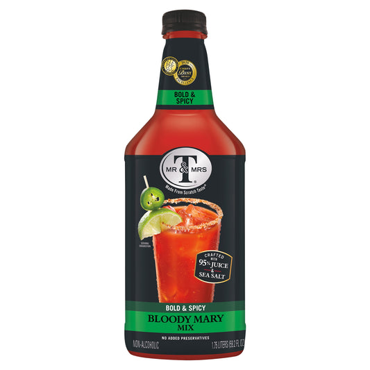 Mr & Mrs T Mixer Bloody Mary Blood & Spicy 1.75 Light (Pack Of 6)