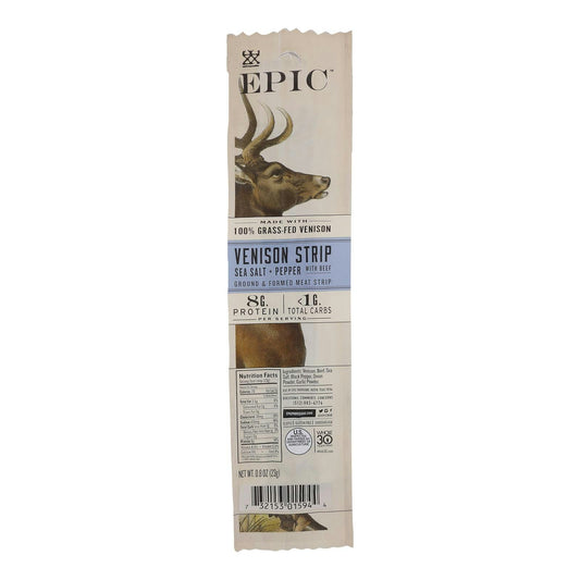 Epic - Strips - Venison Steak .8 oz (Pack of 20)