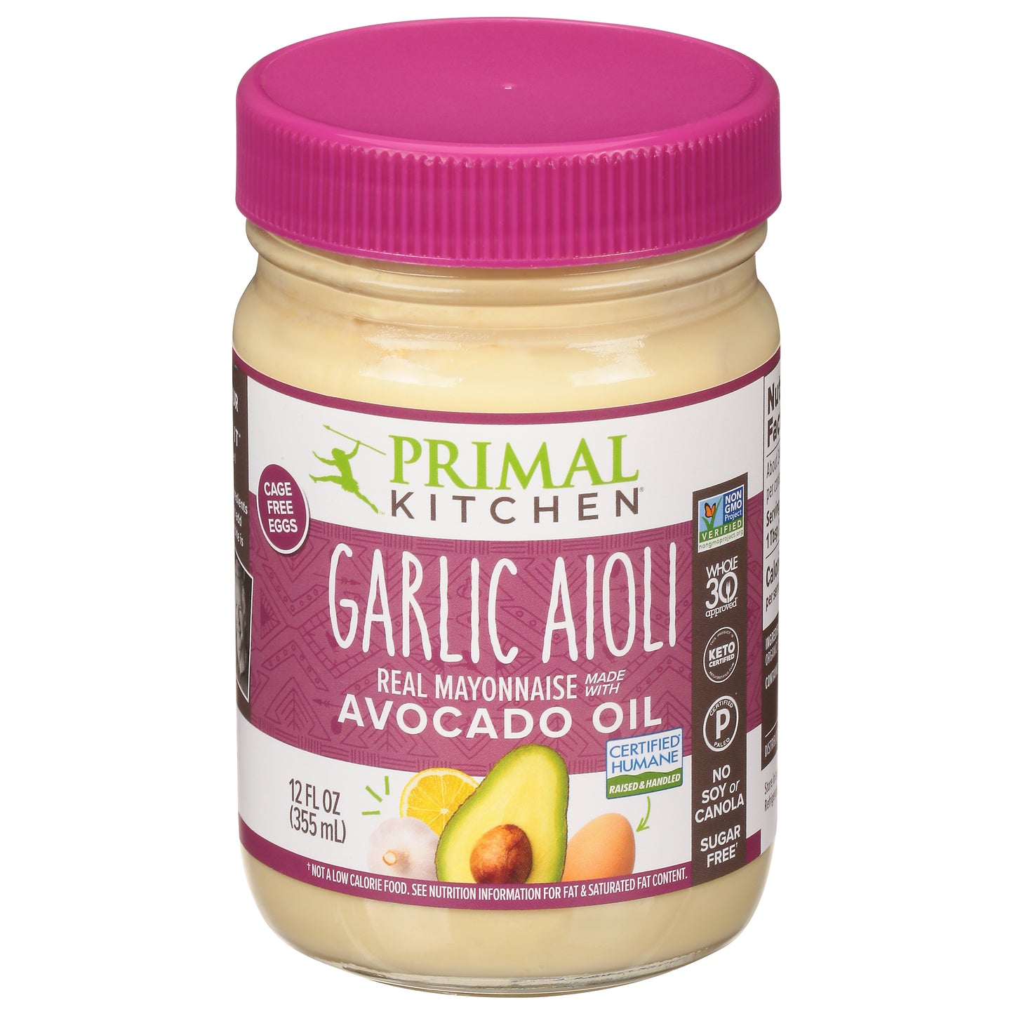 Primal Kitchen Mayo Garlic Aioli Avocado Oil 12 oz (Pack Of 6)