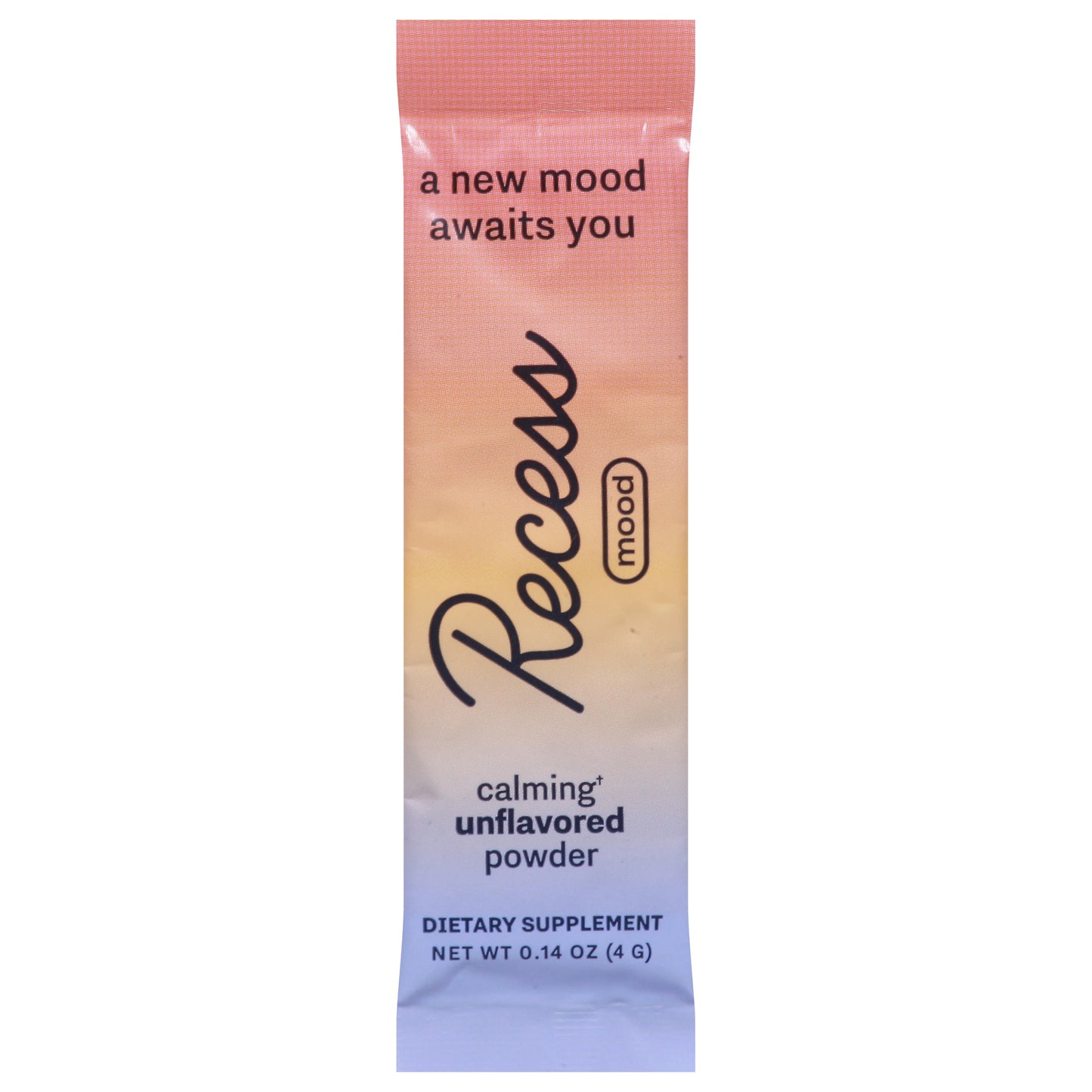 Recess Mood Power Paketed Unflavored 0.14 Oz (Pack Of 10)