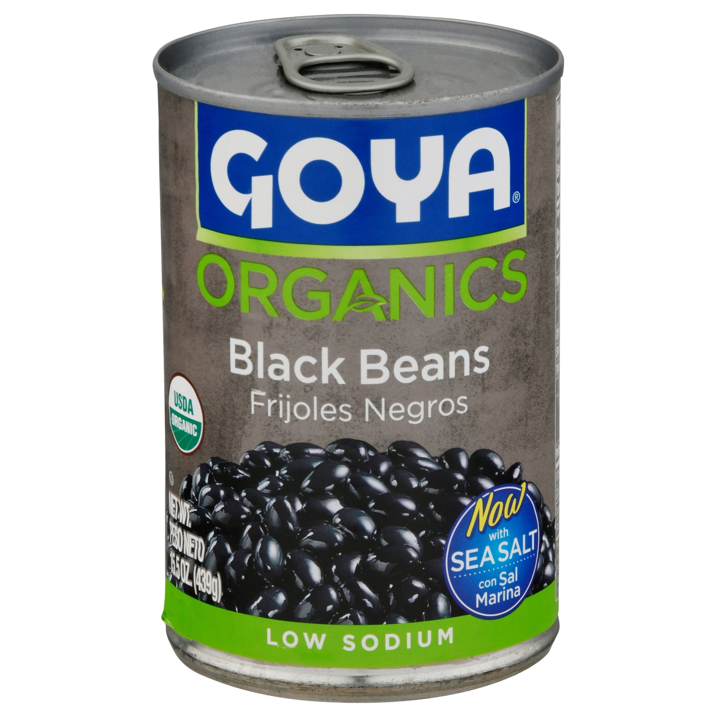 Goya Bean Black Organic 15.5 Oz (Pack Of 24)