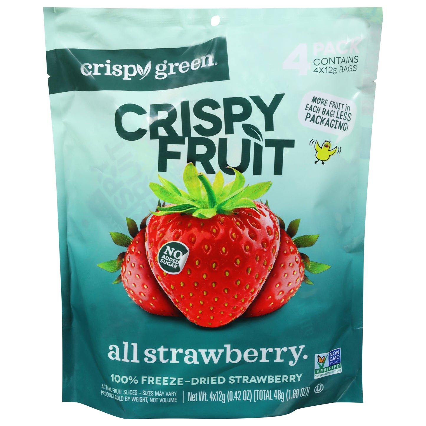 Crispy Green Strawberry Dried 1.69 oz (Pack Of 8)