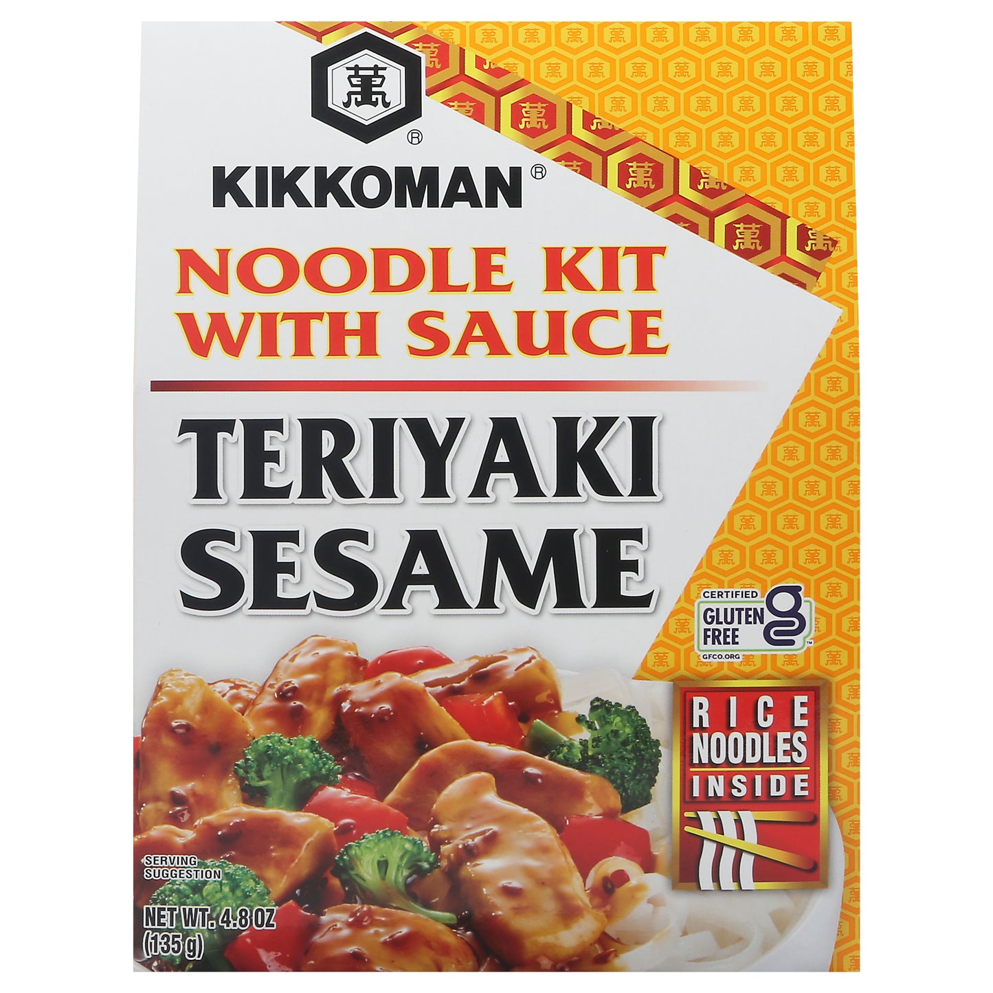 Kikkoman Noodle Kit Teriyaki Sesame 4.8 Oz (Pack Of 6)
