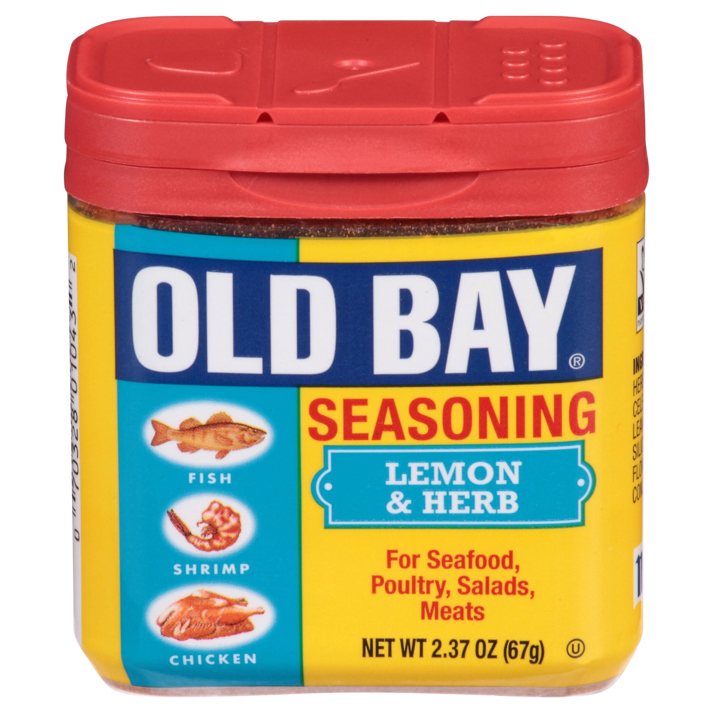 Old Bay Seasonings Lemon Herb 2.37 oz (Pack Of 12)