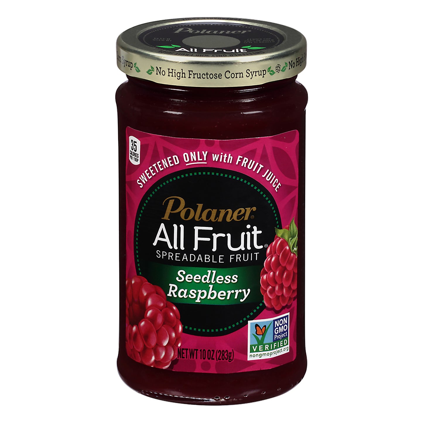 Polaner Fruit Spread Seedless Red Raspberry 10 oz (Pack Of 12)