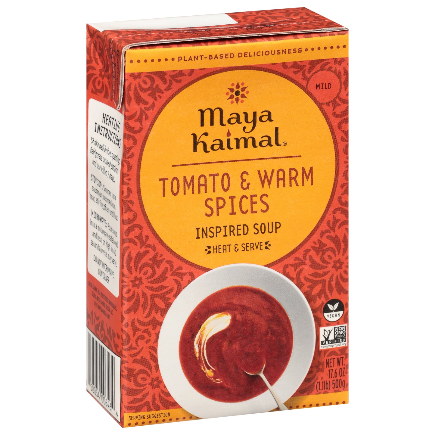 Maya Kaimal Soup Tomato Warm Spices 17.6 Oz (Pack Of 12)