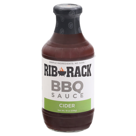 Rib Rack Sauce Barbeque Campfire Cider 19 oz (Pack Of 6)