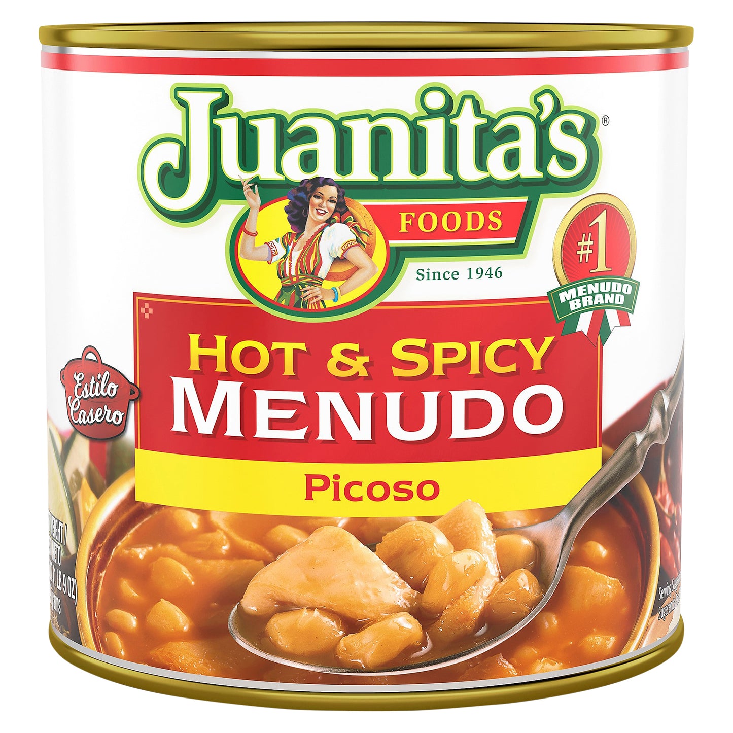 Juanitas Menudo Hot Spicy 25 Oz Pack of 12