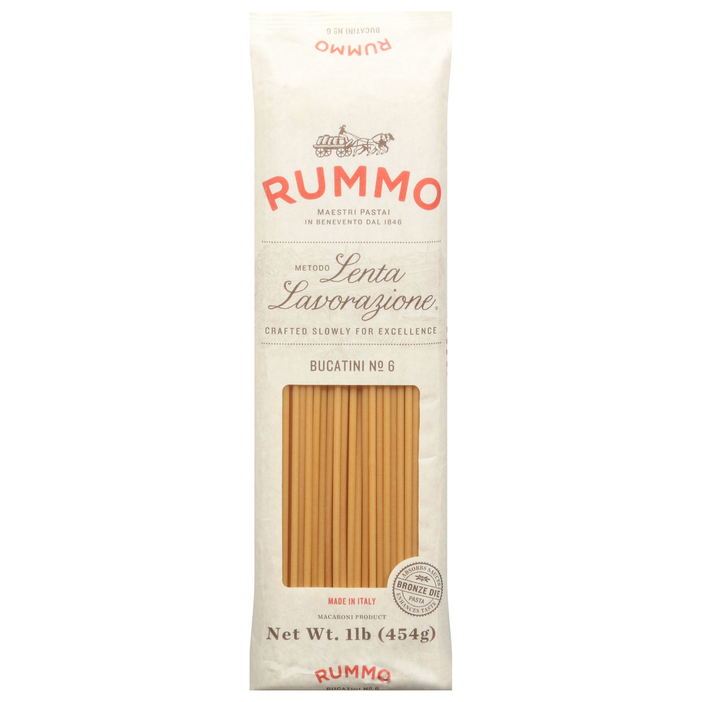 Rummo Pasta Bucatini 1 Lb (Pack Of 20)