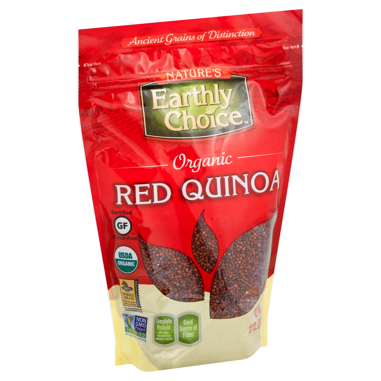 Natures Earthly Choice Quinoa Red Organic 12 oz (Pack Of 6)