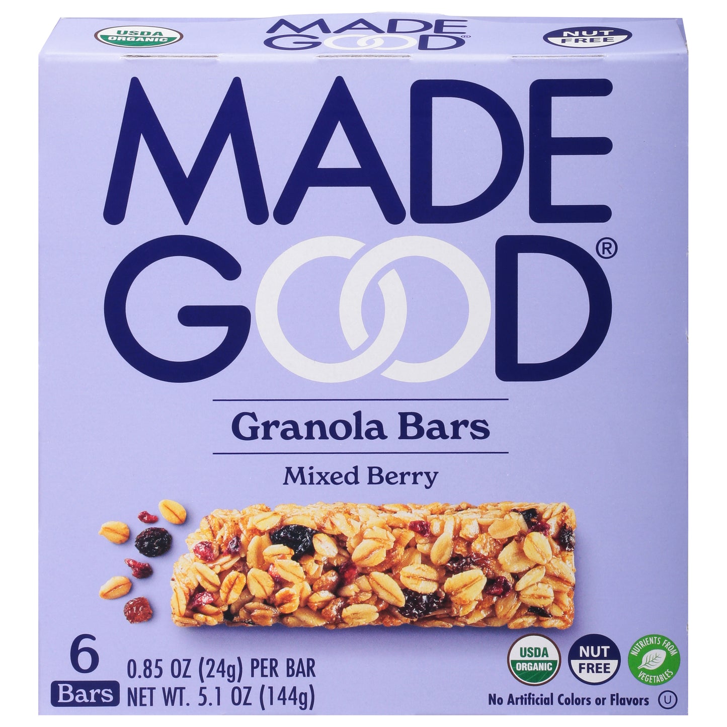 Madegood Bar Granola Mixed Berry 5.1 oz (Pack Of 6)