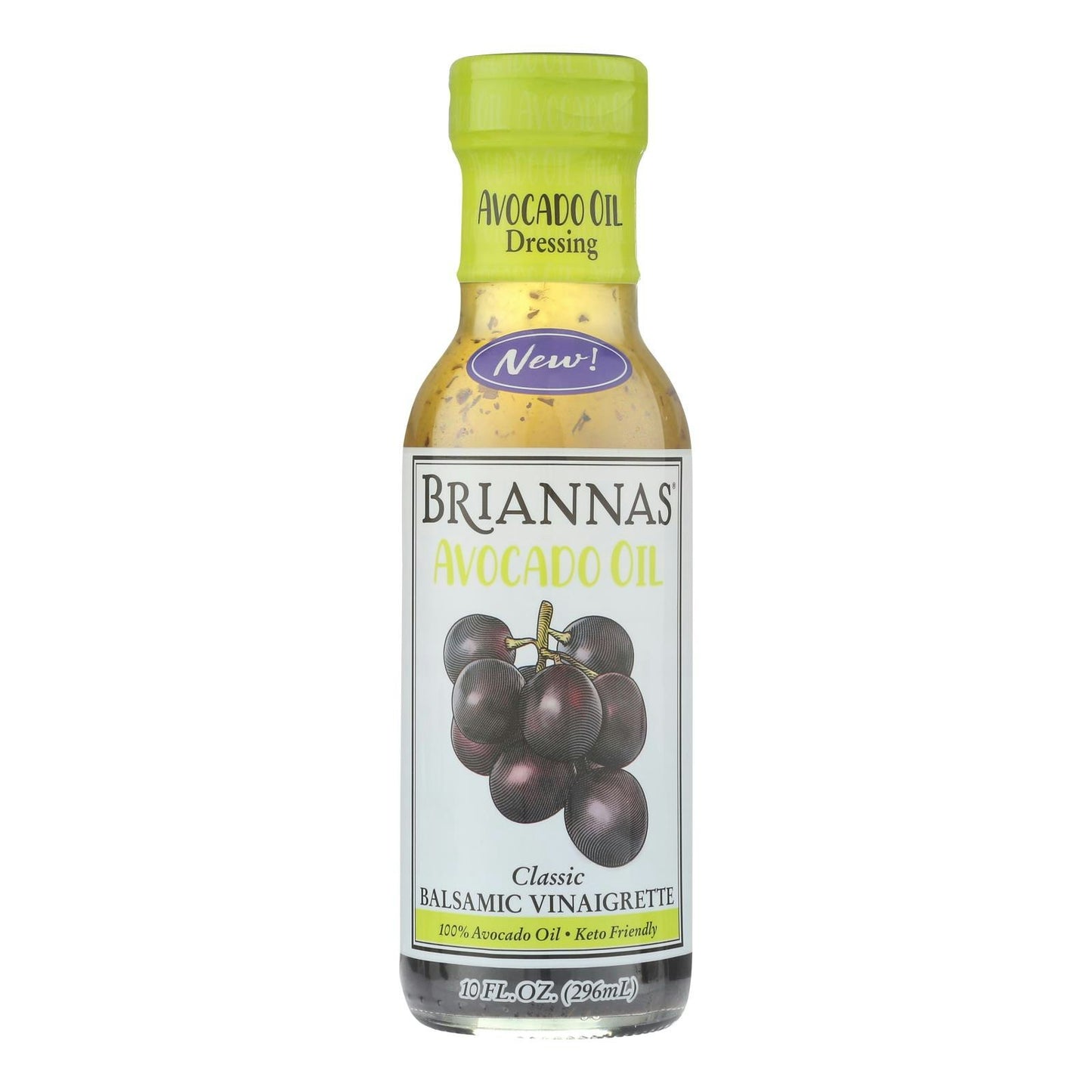 Brianna's - Dressing Classic Balsamic Vinaigrette 10 fl. Oz (Pack of 6)
